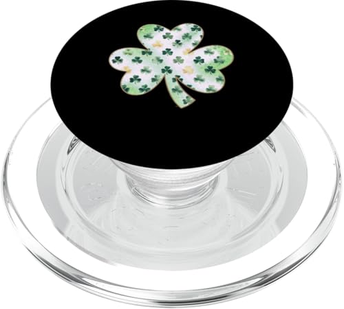 Lucky Tee für Frauen St. Patricks Day Kleeblatt Irische Grafik PopSockets PopGrip für MagSafe von St. Patricks Day Men Women Clothing