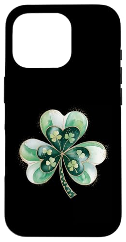 St Patrick's Day Tee Lucky Paddy's Day Damen Kleeblatt Hülle für iPhone 16 Pro von St. Patricks Day Men Women Clothing