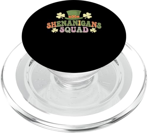 St Patricks Day Shirt Damen Shenanigans Squad Kleeblatt PopSockets PopGrip für MagSafe von St. Patricks Day Men Women Clothing