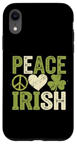 St. Patricks Day Lucky Irish Tee für Frauen Peace Love Irish Hülle für iPhone XR von St. Patricks Day Men Women Clothing