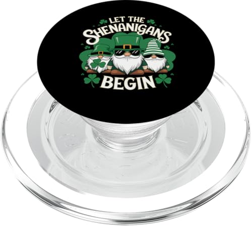 St. Patricks Day Lustiger Zwerg Lucky Graphic Tee Herren Damen PopSockets PopGrip für MagSafe von St. Patricks Day Men Women Clothing