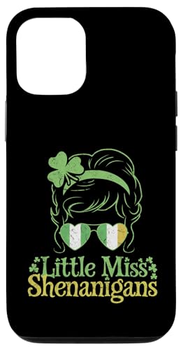 Little Miss Shenanigans Damen St. Patrick's Day Graphic Tee Hülle für iPhone 12/12 Pro von St. Patricks Day Women Apparel