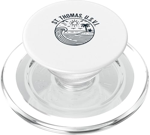 St. Thomas U.S.V.I. US Virgin Island Souvenir Urlaub PopSockets PopGrip für MagSafe von St. Thomas U.S.V.I. US Virgin Island Reminde