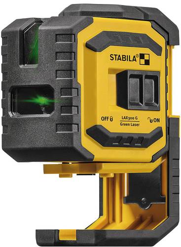 Stabila LAX 300 G, 4-pcs Kreuzlinienlaser selbstnivellierend Reichweite (max.): 30m von Stabila