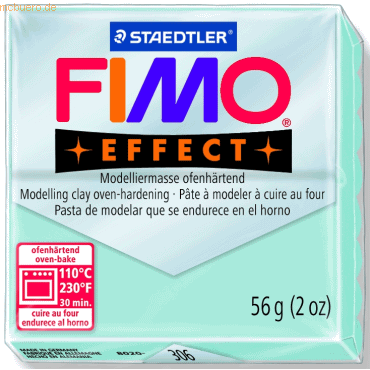 Staedtler Modelliermasse Fimo effect Kunststoff 56 g eiskristallblau N von Staedtler