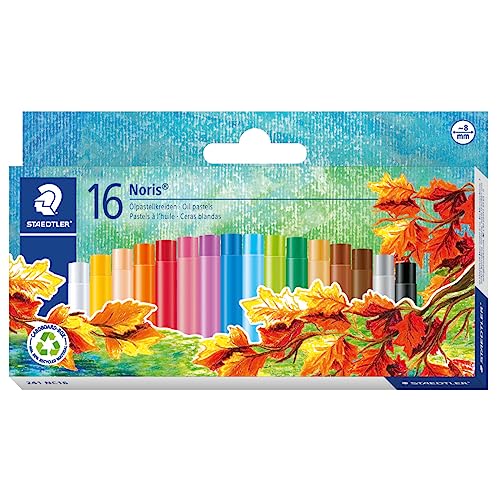 STAEDTLER 241 NC16 - Noris Club Ölpastellkreide, 16 Stück im Etui von Staedtler