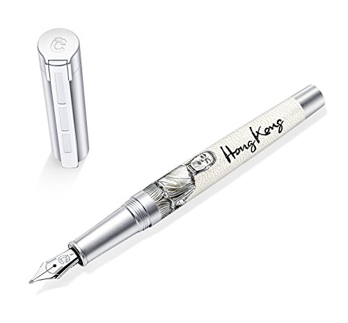 STAEDTLER Initium Corium Füllhalter Urbes Hong Kong M, Made in Germany, mit edler Geschenkverpackung, 9PU151M von Staedtler