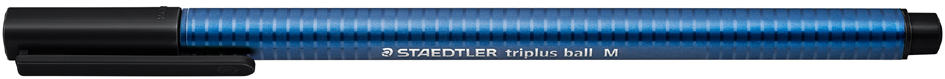 STAEDTLER Kugelschreiber triplus ball 437 M, schwarz von Staedtler
