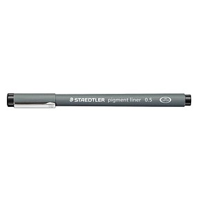 STAEDTLER pigment liner 308 Fineliner schwarz 0,5 mm, 1 St. von Staedtler