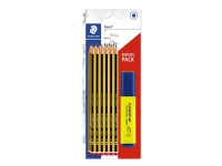 Staedtler 120 BK12P1, HB, Schwarz, Gelb, Hexagonal, PEFC, Sichtverpackung, 12 Stück(e) von Staedtler