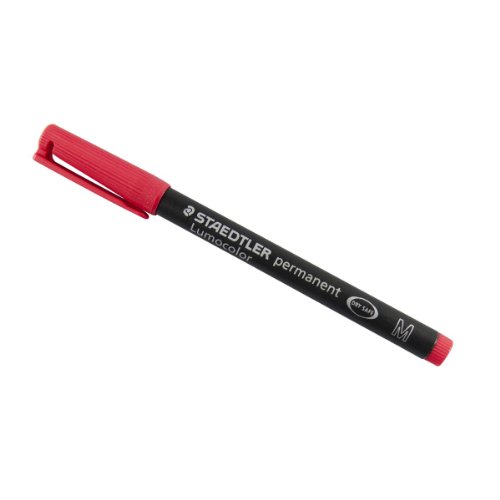 Staedtler 317-2 Staedtler 317-2 - Folienstift Lumocolor, Spitze-M, permanent, rot, 1Stück von Staedtler