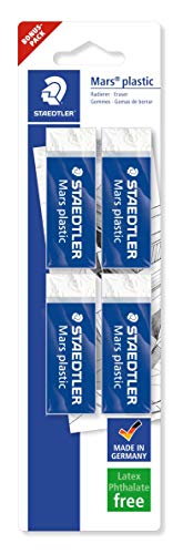 Staedtler 526 50 Mars plastic Radiergummi, 4 Stück Staedtler 526 50 Mars plastic Radiergummi, 4 Stück von Staedtler