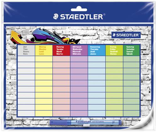 Staedtler Wandkalender Stundenplan 641 SP2 1 Woche/1 Seite 1St. von Staedtler