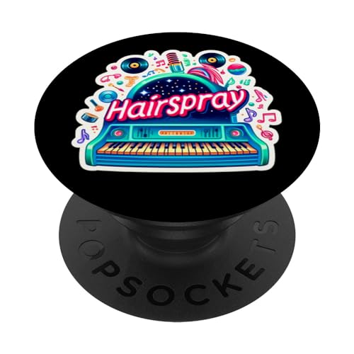 Haarspray 1960er Musiktheater Retro PopSockets Klebender PopGrip von Stage Notes