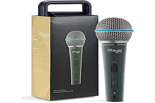 Professionelles Dynamisches Kardioid-Mikrofon SM60 von Stagg, SDM60 von Stagg