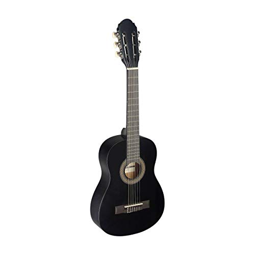 Stagg C405 1/4 Klassische Gitarre – schwarz 1/4 schwarz von Stagg