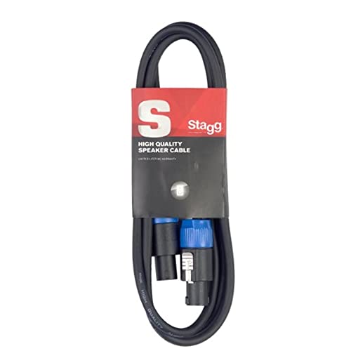 Stagg SSP2SS15 S Serie Speakon zu Speakon Lautsprecherkabel 2 m von Stagg