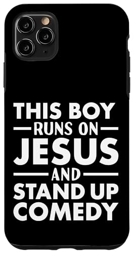 Hülle für iPhone 11 Pro Max Komiker This Boy rennt auf Jesus Stand Up Comedy von Stand Up Comedy Hobby Present Comedian Apparel