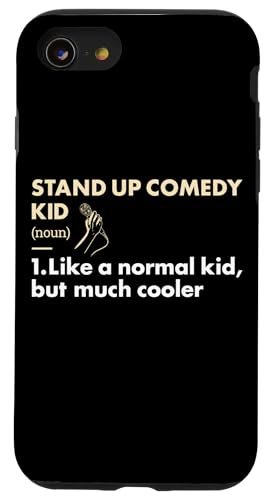 Hülle für iPhone SE (2020) / 7 / 8 Comedian Kid Definition Stand-Up-Comedy von Stand Up Comedy Hobby Present Comedian Apparel