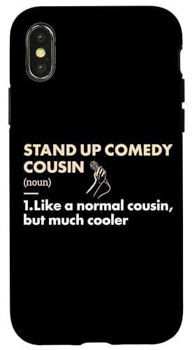 Hülle für iPhone X/XS Definition eines Komikers, Cousin, Stand-Up-Comedy von Stand Up Comedy Hobby Present Comedian Apparel