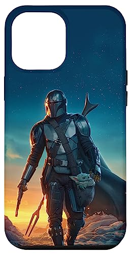 Hülle für iPhone 12 Pro Max Star Wars Poster „The Mandalorian and Grogu Sunset“ von Star Wars