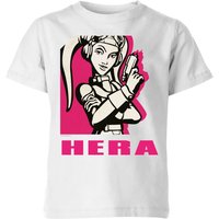 Star Wars Rebels Hera Kinder T-Shirt - Weiß - 7-8 Jahre von Star Wars