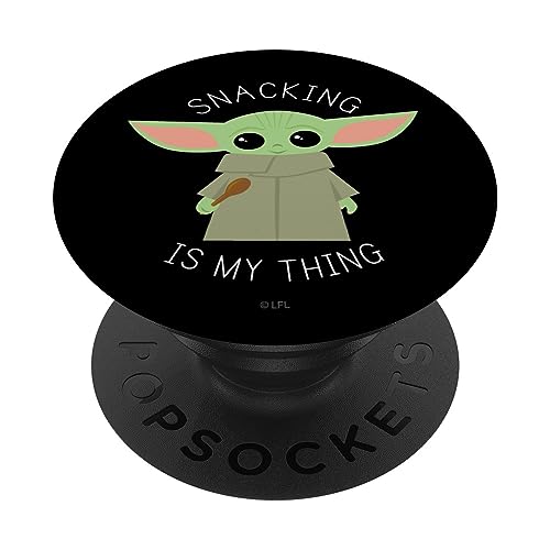 Star Wars The Mandalorian the Child Snacking is My Thing PopSockets Klebender PopGrip von Star Wars