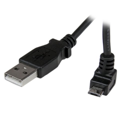 StarTech.com 1m USB 2.0 A auf Micro B Kabel aufwärtsgewinkelt - Schwarz - USB A / Micro B Datenkabel / Anschlusskabel StarTech.com 1m USB 2.0 A auf Micro B Kabel aufwärtsgewinkelt - Schwarz - USB A / Micro B Datenkabel / Anschlusskabel von StarTech.com