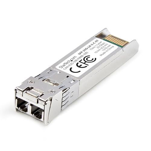 StarTech.com Cisco SFP-25G-SR-S kompatibles SFP28-Modul, 25 GB Multimode-Faser (MMF), 25 GbE, 100 m, LC-Transceiver von StarTech.com