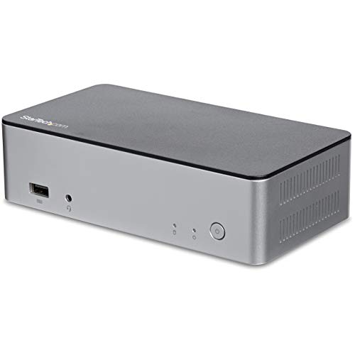StarTech.com Dual Monitor USB C Dock, MST 4K Dual DisplayPort Dockingstation, 2,5 Zoll SATA SSD/HDD Laufwerksschacht, 60W Power Delivery StarTech.com Dual Monitor USB C Dock, MST 4K Dual DisplayPort Dockingstation, 2,5 Zoll SATA SSD/HDD Laufwerksschacht, 60W Power Delivery von StarTech.com