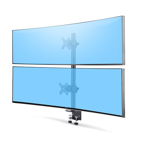 StarTech.com Dual Monitorhalterung 49 Zoll, für 2 Vertikal Gestapelte Monitore, 2X 16 kg, VESA Bildschirmhalterung-Monitorarm von StarTech.com