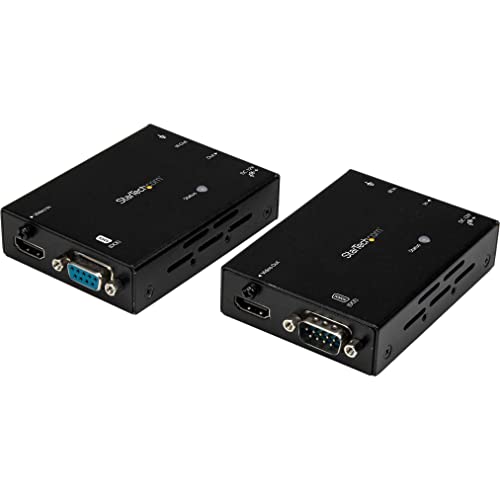 StarTech.com HDMI Extender über Cat5e/CAT6 - Verlängerung von HDMI Signal bis zu 70m - HDBaseT zertifiziert - HDMI Erweiterung/LAN Extender - IR Extender - HDMI Booster (ST121HDBTL) von StarTech.com