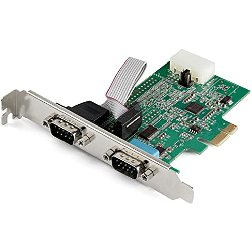 StarTech.com PCI Express serielle Schnittstellenkarte (2 port, RS232, 16950 UART, 256-Byte-FIFO-Cache, Windows and Linux) von StarTech.com