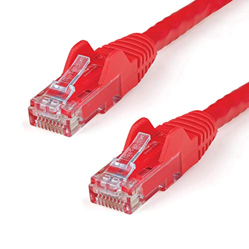 StarTech.com Patchkabel CAT6 (1,5m, CAT6-Patchkabel, Snagless-RJ45, 24 AWG Kupferdraht, Ethernet-Kabel) rot von StarTech.com