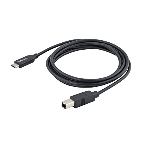 StarTech.com USB-C auf USB-B Kabel, St/St, 2m, USB 2.0, USB Typ C Druckerkabel, USB 2.0 Typ-C zu Typ-B Kabel von StarTech.com