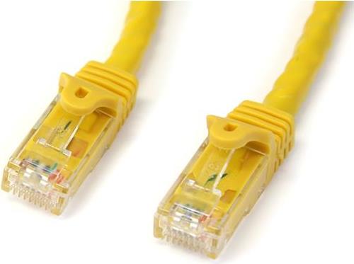 StarTech.com 7,0mYellow Cat6 / Cat 6 Snagless Patch Cable 7m - Patch-Kabel - RJ-45 (M) bis RJ-45 (M) - 7,0m - UTP - CAT 6 - ohne Haken - Gelb (N6PATC7MYL) von Startech