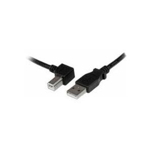 StarTech.com USB2.0 A auf B Kabel links gewinkelt - St/St - USB-Kabel - USB Typ A, 4-polig (M) - USB Typ B, 4-polig (M) - 1,0m (USB/USB2.0) - Winkelverbinder, links - Schwarz (USBAB1ML) von Startech