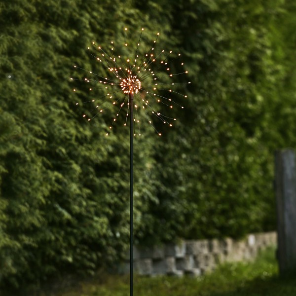 LED Dekostab FEUERWERK - H: 110cm - 160 kleine warmweiße LED - inkl... von StarTrading