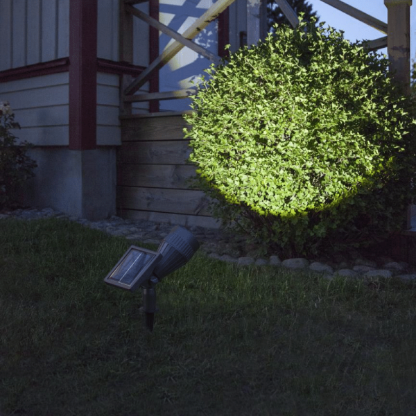 LED Solar Gartenspot - warmweiss - Gartenspieß - Solarpanel - Dämme... von StarTrading