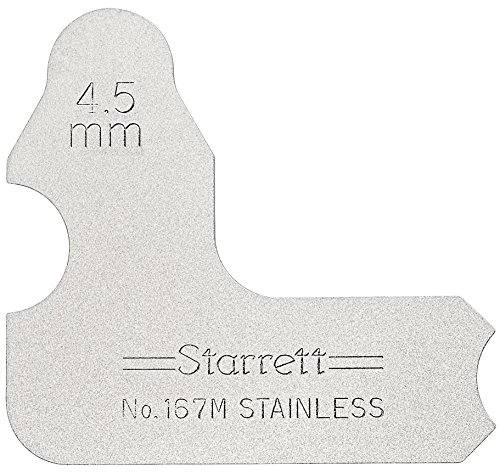 Starrett 167 bleigeschossen 1/2 4,5 mm individuell Radius 4,5 mm Radius Gauge von Starrett