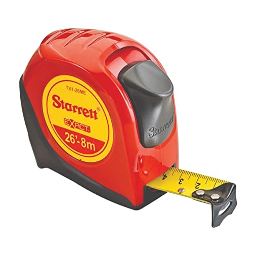 Starrett KTX1-26ME-E 8m/ 26ft Metrisches und imperiales Lesetaschenband von Starrett