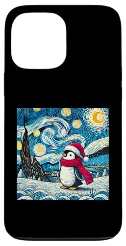 Hülle für iPhone 13 Pro Max Starry Night Christmas Vincent Van Gogh - Penguin von Starry Night Designs Store