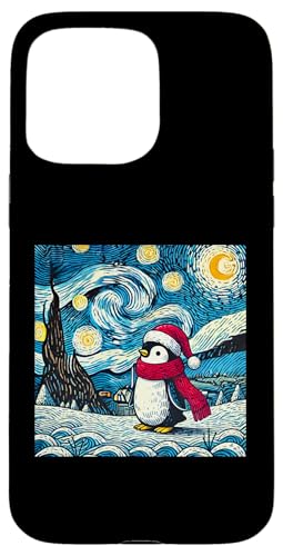 Hülle für iPhone 15 Pro Max Starry Night Christmas Vincent Van Gogh - Penguin von Starry Night Designs Store