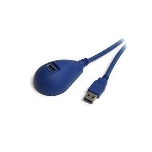 StarTech.com 1,5m SuperSpeed USB 3.0 Verl�ngerungskabel / Dockingkabel - Blau - Stecker / Buchse - USB-Verl�ngerungskabel - USB Typ A (M) bis USB Typ A (W) - 1.5 m - Schwarz von Startech