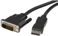StarTech.com 10-Pack 6ft DisplayPort to DVI Cable - 1080p DisplayPort 1.2 to DVI-D Video Adapter Cable - Passive DP++ to DVI Digital Cable - Videokabel - DisplayPort (M) bis DVI-D (M) - DisplayPort++ - 1.828 m - passiv, 1080p-Unterstützung - Schwarz (Packung mit 10) von Startech