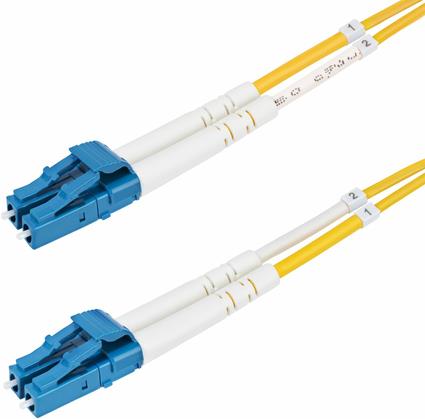 StarTech.com 40m (131ft) LC to LC (UPC) OS2 Single Mode Duplex Fiber Optic Cable, 9/125�m, Laser Optimized, 10G, Bend Insensitive, Low Insertion Loss - LSZH Fiber Patch Cord (SMDOS2LCLC40M) - Patch-Kabel - LC/UPC Einzelmodus (M) zu LC/UPC Einzelmodus (M) (SMDOS2LCLC40M) von Startech