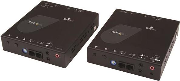 StarTech.com HDMI über IP Extender Kit - Video over IP Externeder mit Videowand unterstützung - HDMI Extender / Verlängerung - 4K - Video-, Audio-, Infrarot- und serielle Erweiterung - GigE - bis zu 100 m von Startech