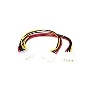 StarTech.com Y-Kabel 4 pin Molex Stecker - Molex Splitter IDE Stromkabel - 2 x LP4 intern - Stromkabel - interne Stromversorgung, 4-polig (W) - interne Stromversorgung, 4-polig (M) - 0,2m - f�r P/N: ATXPW400HPCQ, ATXPW350DELL, ATX2POWR400E, ATX2POWR350E, ATXPW400DELL, ATXPW300DELL, CFXPOWER350 (PYO2L) von Startech