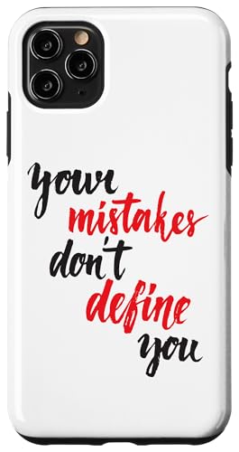 Hülle für iPhone 11 Pro Max Your Mistakes Don't Define You.Imperfect Imperfection von Startup "Believe in Yourself"