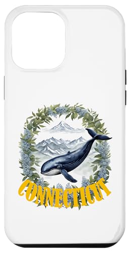 Hülle für iPhone 13 Pro Max Connecticut Wal mit Berglorbeer von State Mammals, Flowers, Birds Gifts & Tees taiche